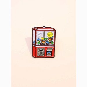 Retro Candy Claw Machine Brooch Enamel Pin